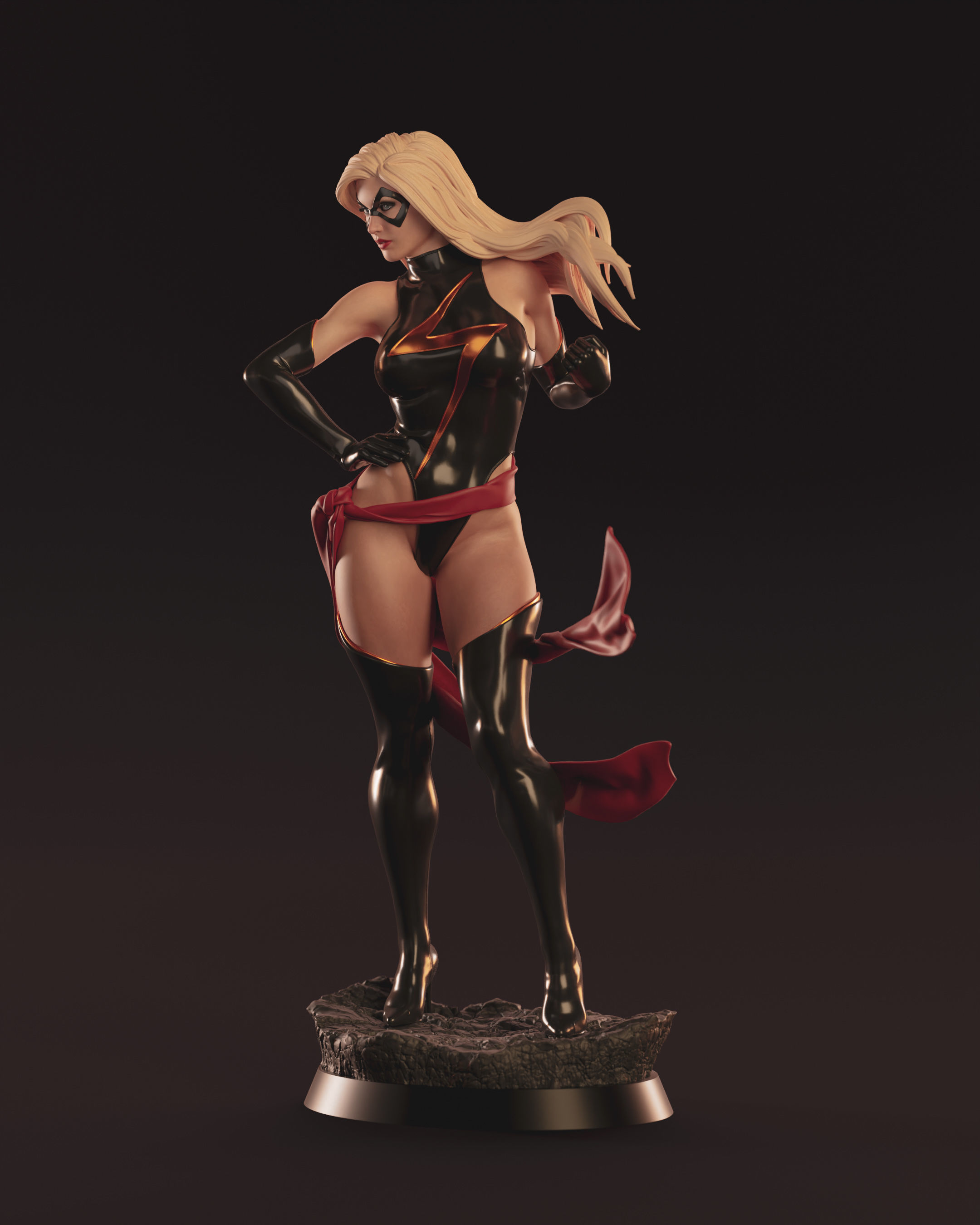 Ms Marvel 3D print model_6