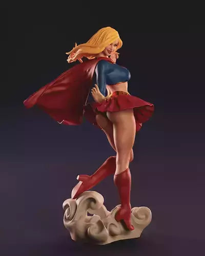 Supergirl 3D print model