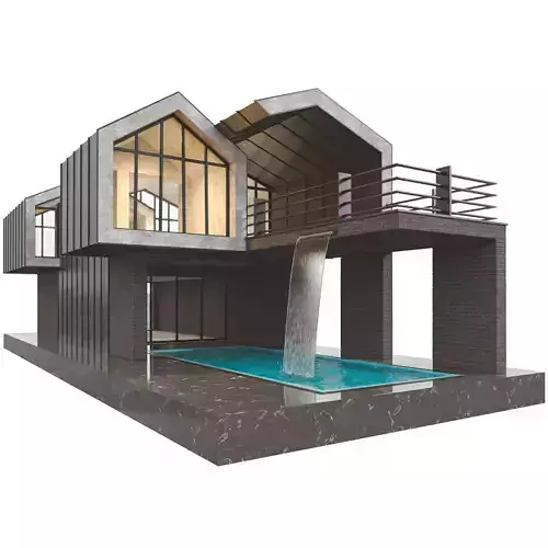 Modern Duplex Villa vol01