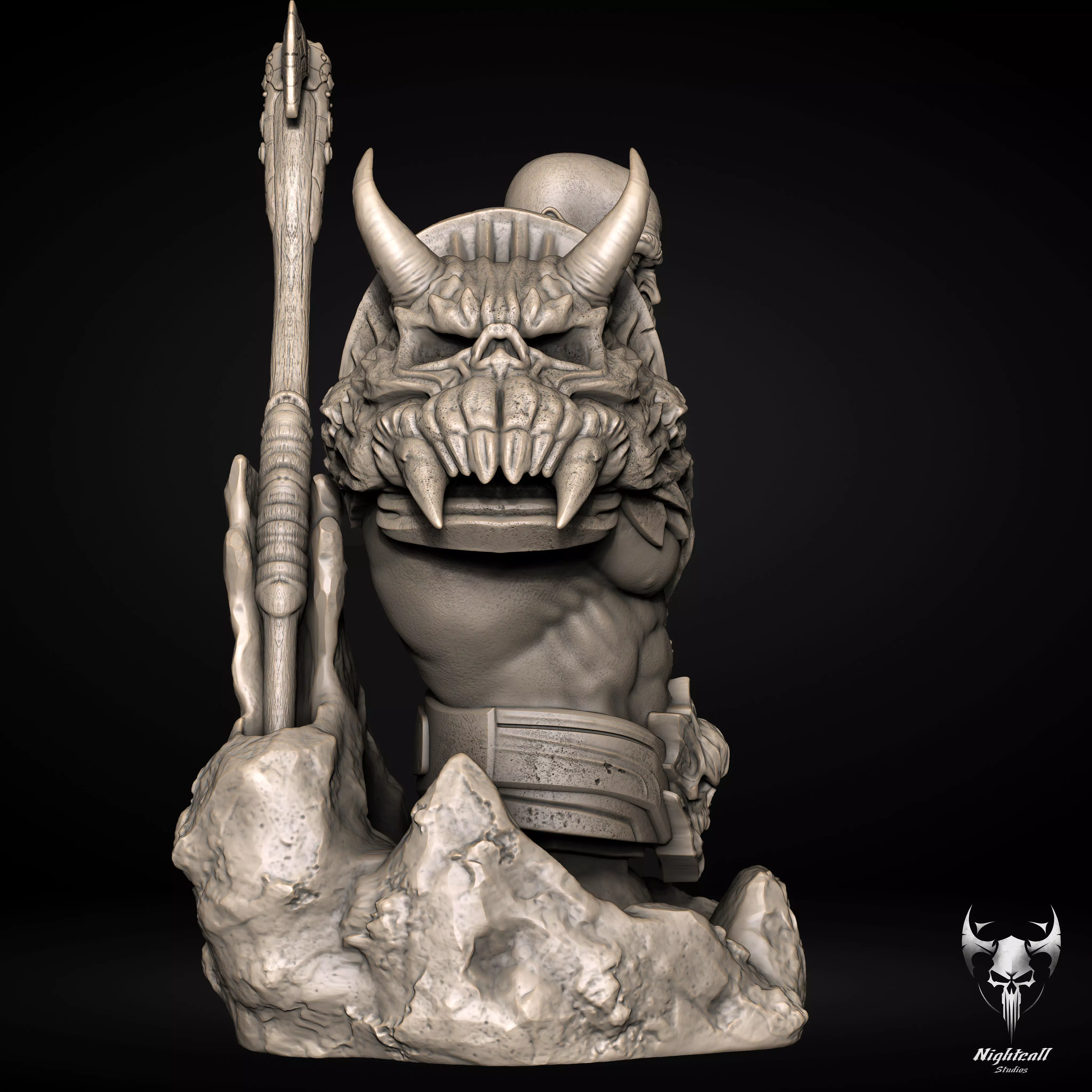 Kratos Bust - God Of War Ragnarok Fan Art 3D Print Model 3D print model_3