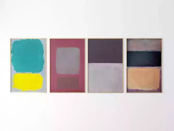 Picture Nordic Combination Abstract Hanging