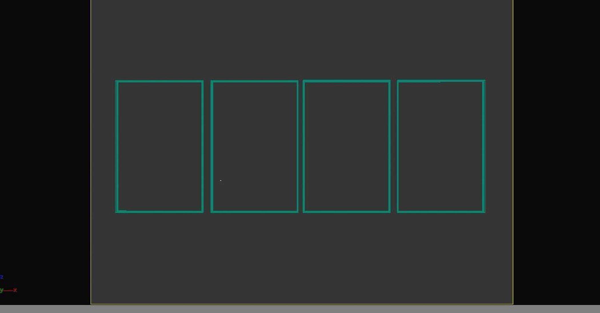 Picture Nordic Combination Abstract Hanging 3D model_6