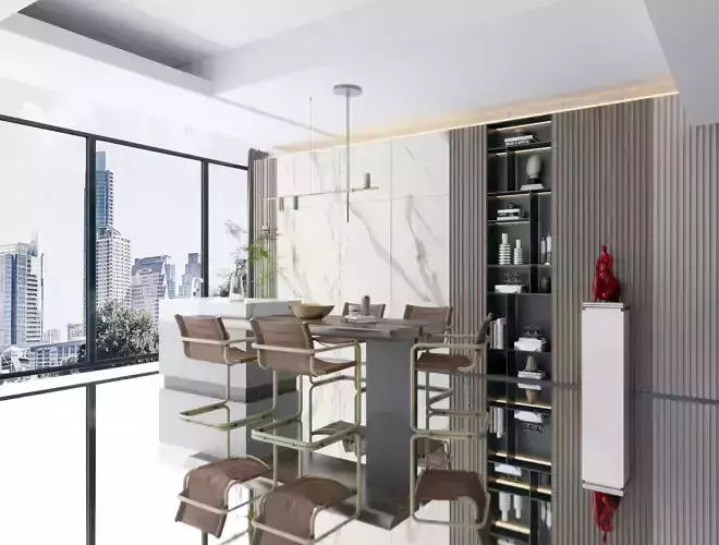 dining table style chair Modern