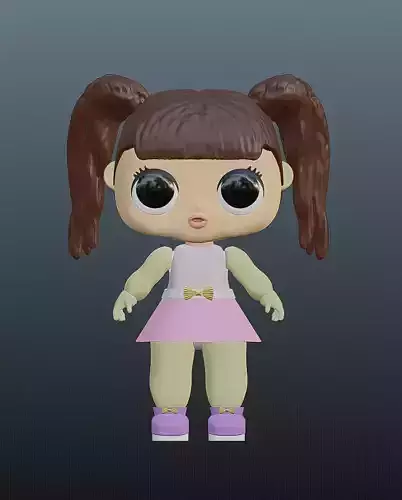 Lol Doll Toy version 1  3D print model