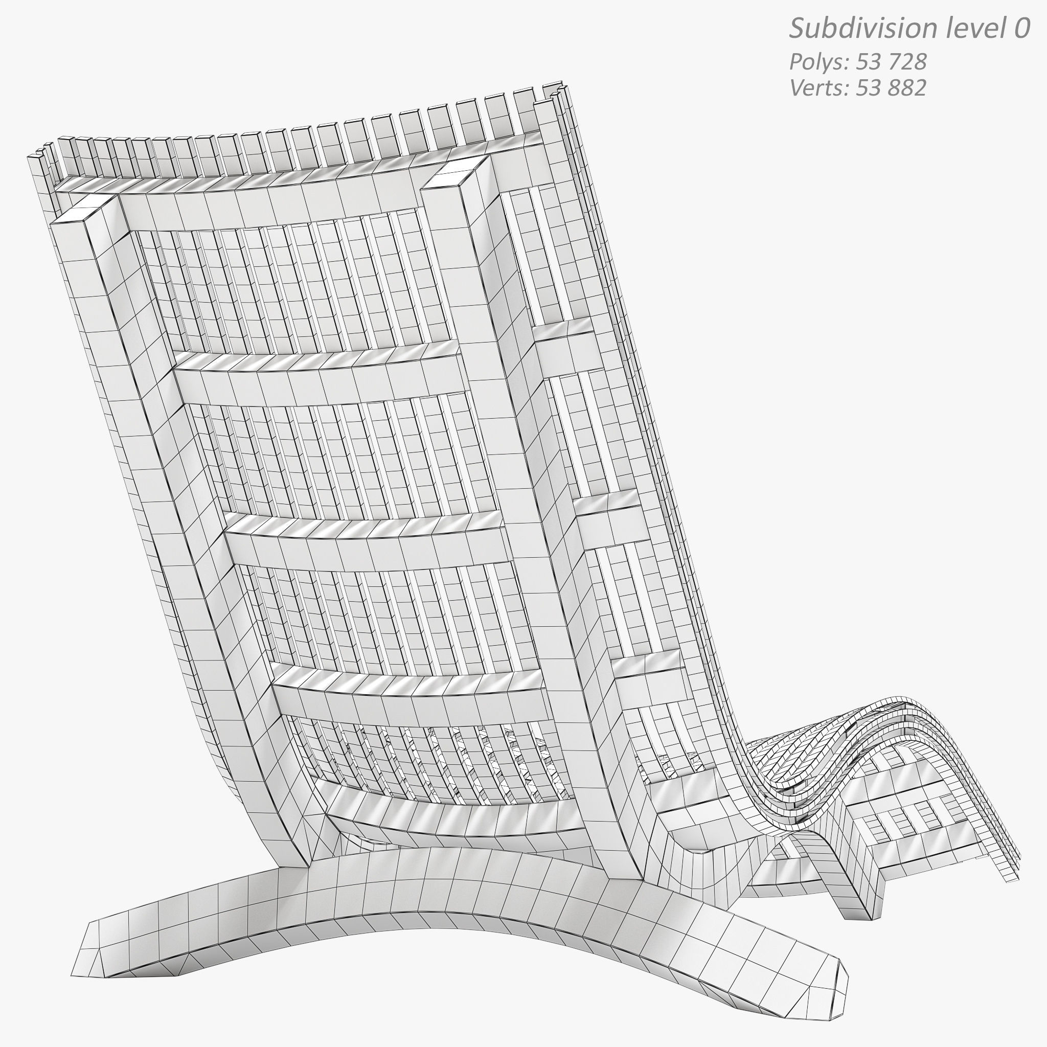 Sun Lounger 3D model_9
