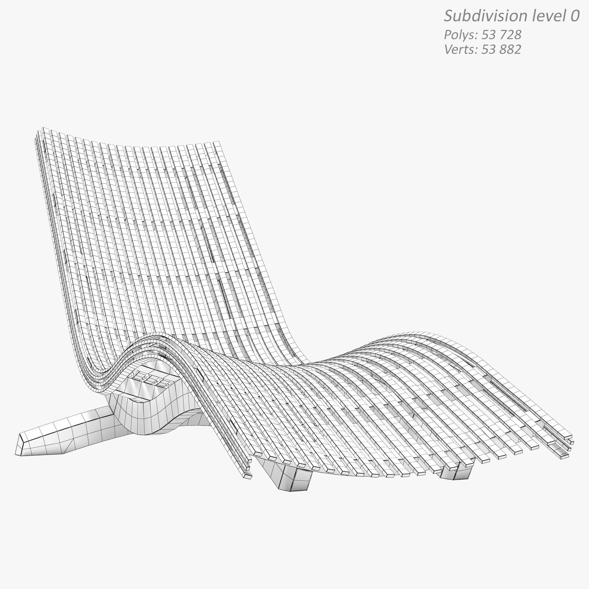 Sun Lounger 3D model_7