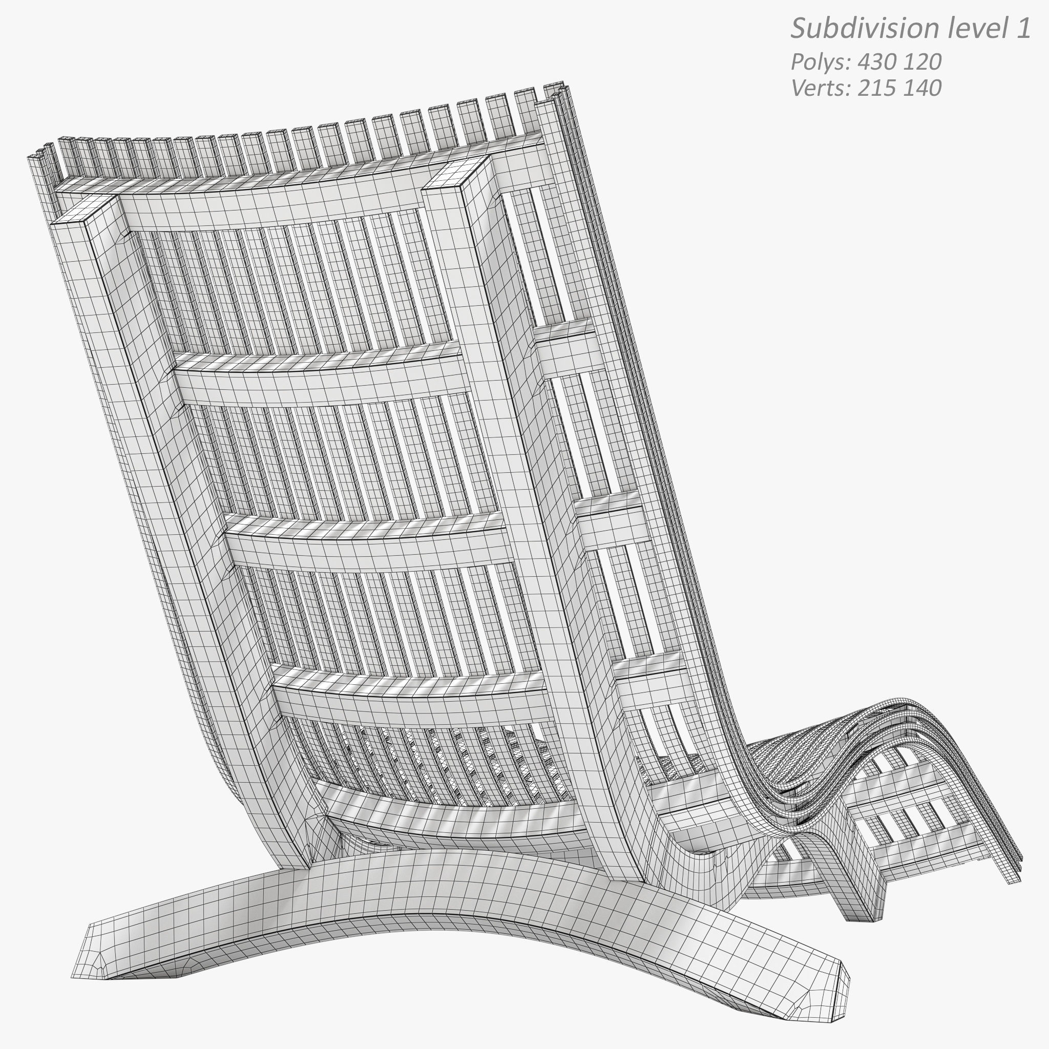 Sun Lounger 3D model_10