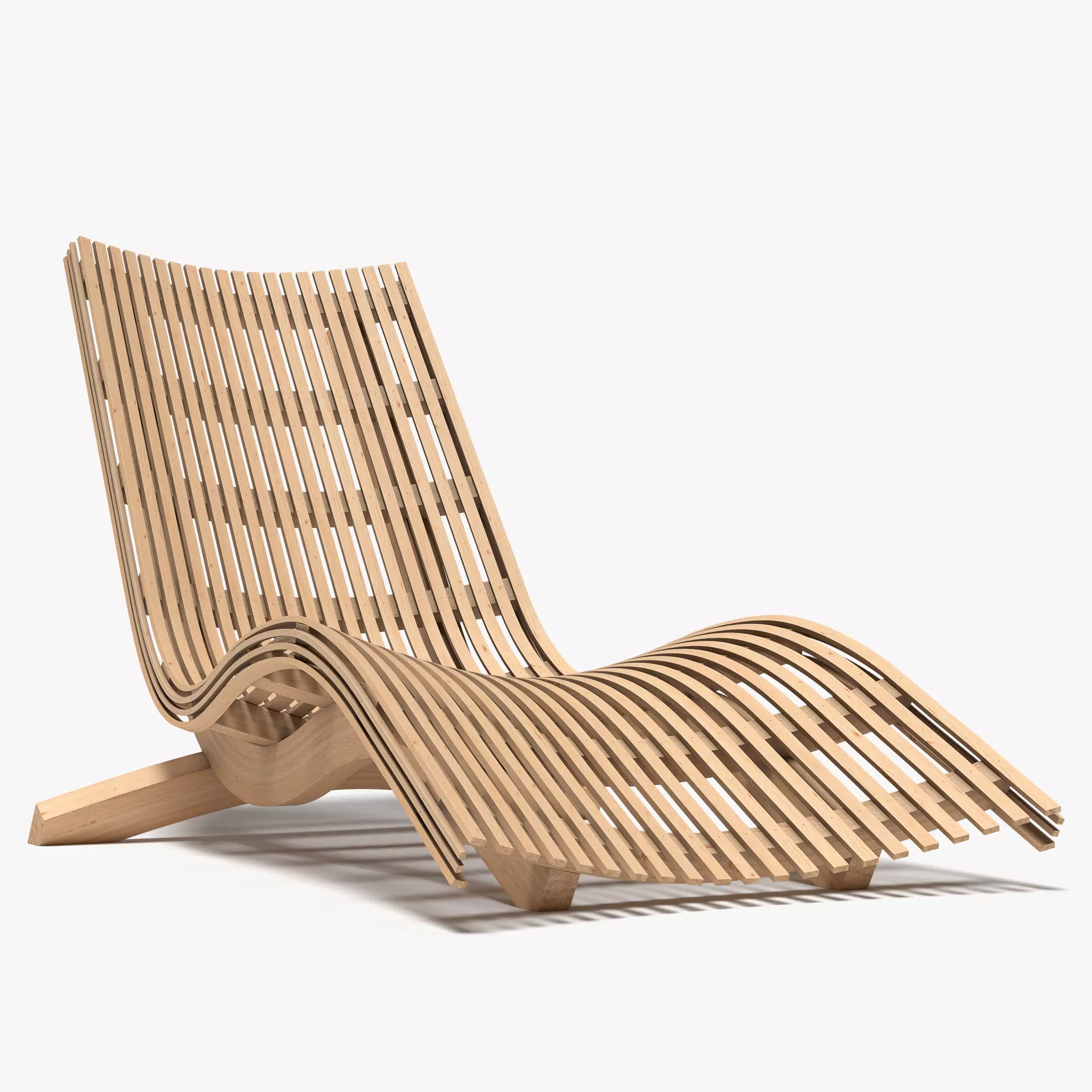 Sun Lounger 3D model_0