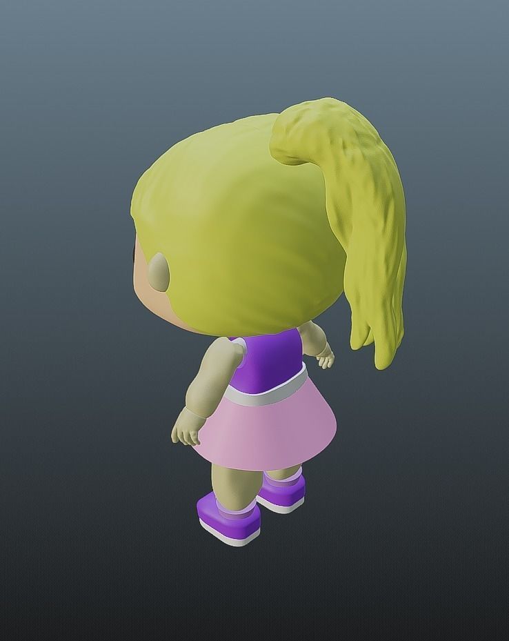 Lol Doll - version 2 3D print model_2