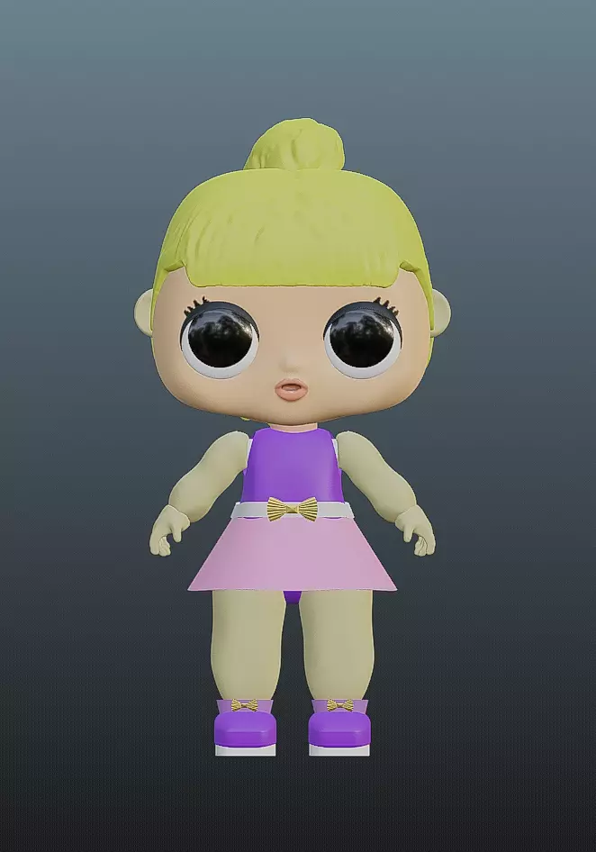 Lol Doll - version 2 3D print model_0
