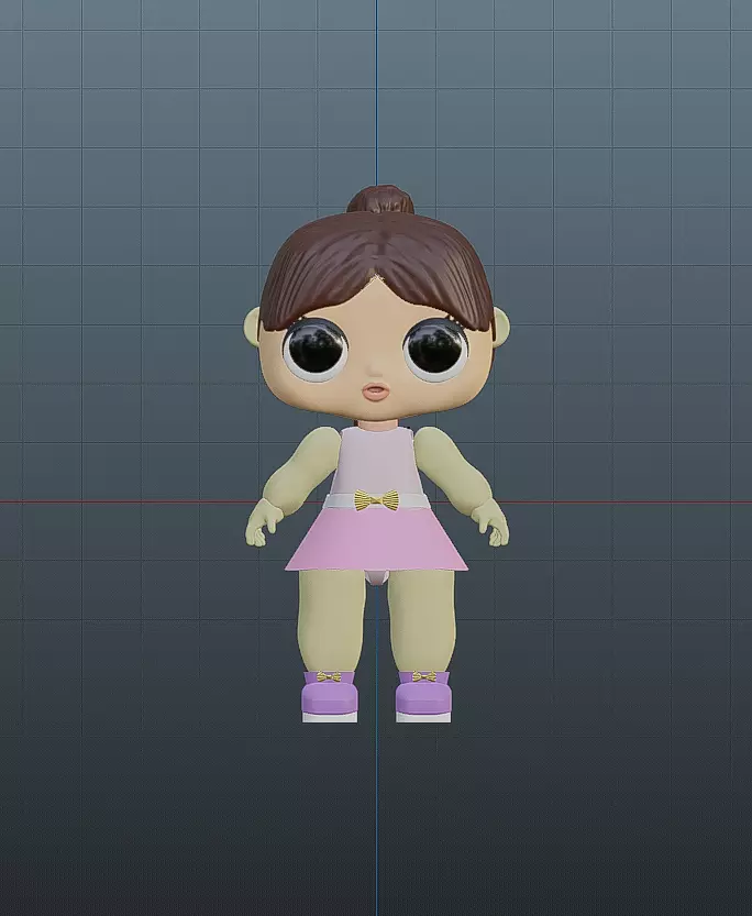 Lol Doll - version 3 3D print model_0