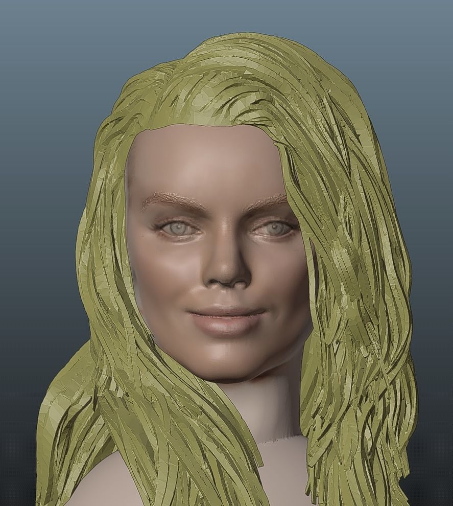 Margot Robbie - Barbie Figurine 3D print model_1