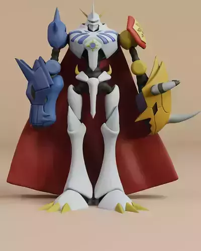 Omegamon 3D print model