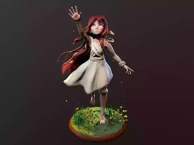 Elf Girl Anime Chibi 