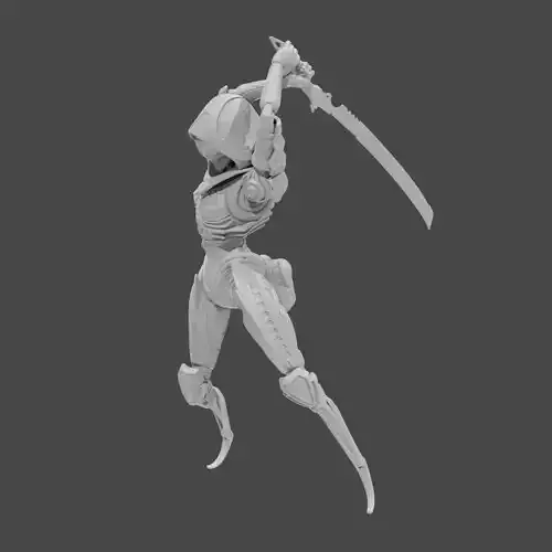 Apex Legends Character 3D Print OBJ STL File Ash 7