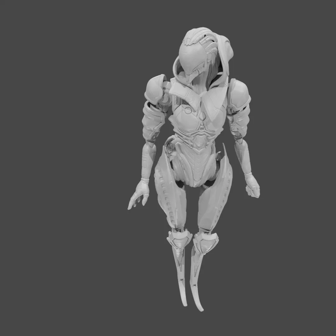 Apex Legends Character 3D Print OBJ STL File Ash 13 3D print model_0