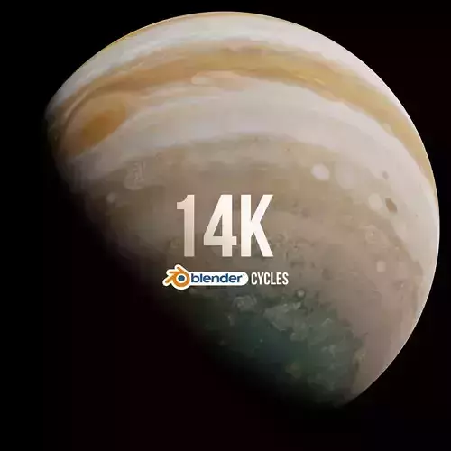 Planet Jupiter 14K Blender Cycles