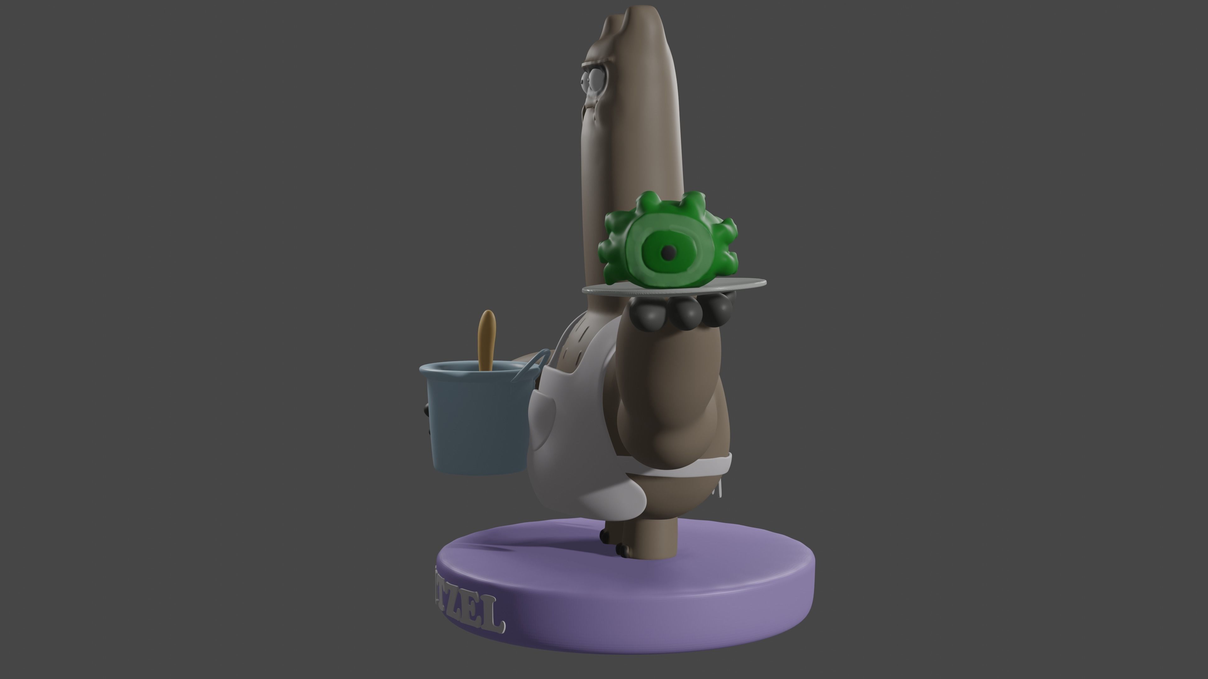 Shnitzel Chowder 3D Print 3D print model_1