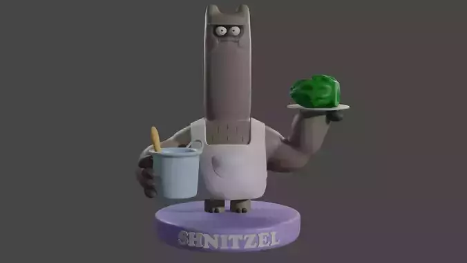 Shnitzel Chowder 3D Print 3D print model