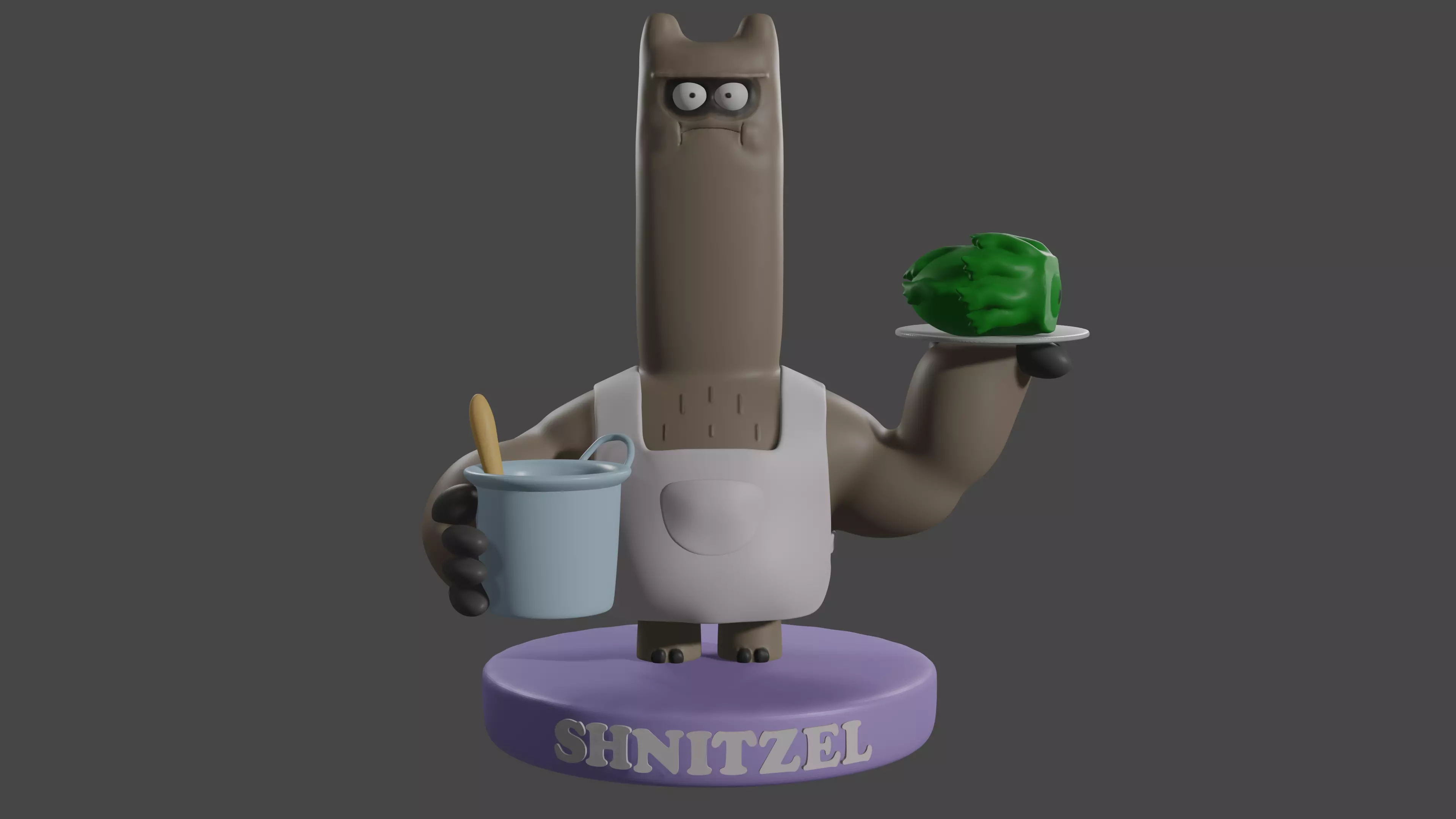 Shnitzel Chowder 3D Print 3D print model_0
