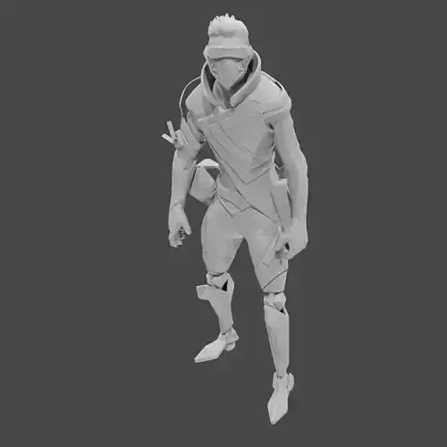 Apex Legends Character 3D Print OBJ STL File Octane  1