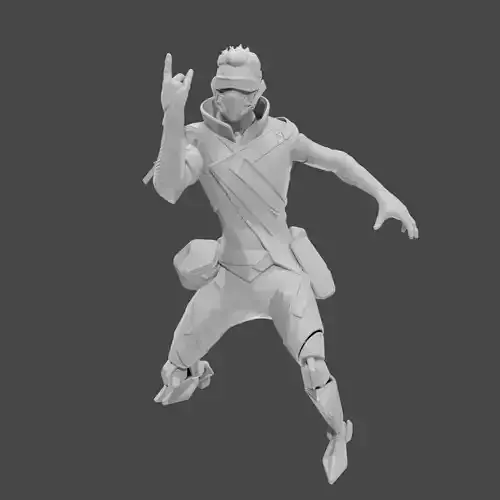 Apex Legends Character 3D Print OBJ STL File Octane  6