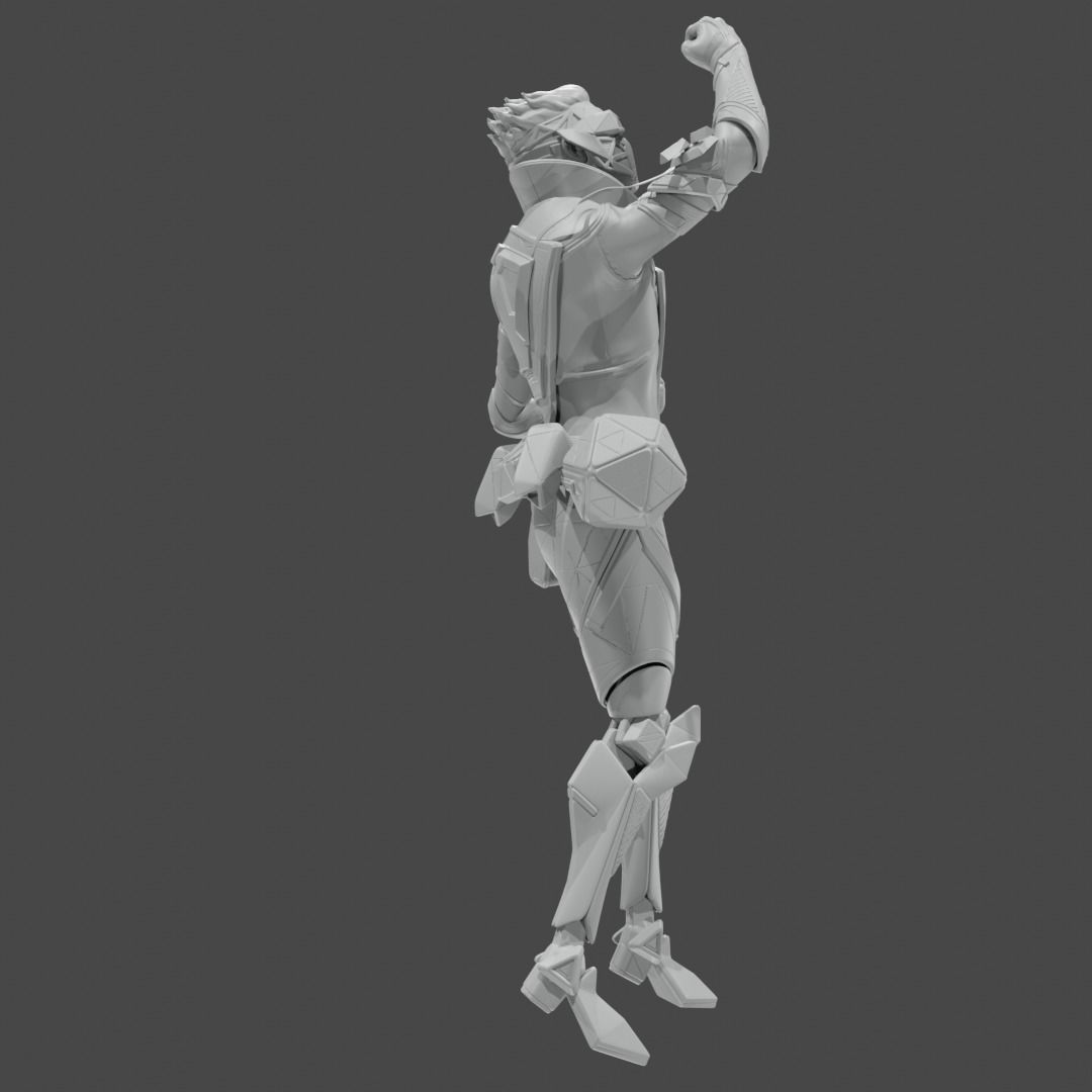 Apex Legends Character 3D Print OBJ STL File Octane  7 3D print model_1