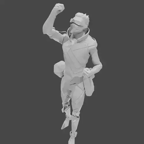 Apex Legends Character 3D Print OBJ STL File Octane  7 3D print model