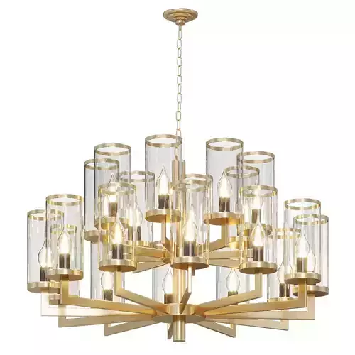 Kelly Wearstler LIAISON TWO TIER Chandelier 18 by lalume 3D model