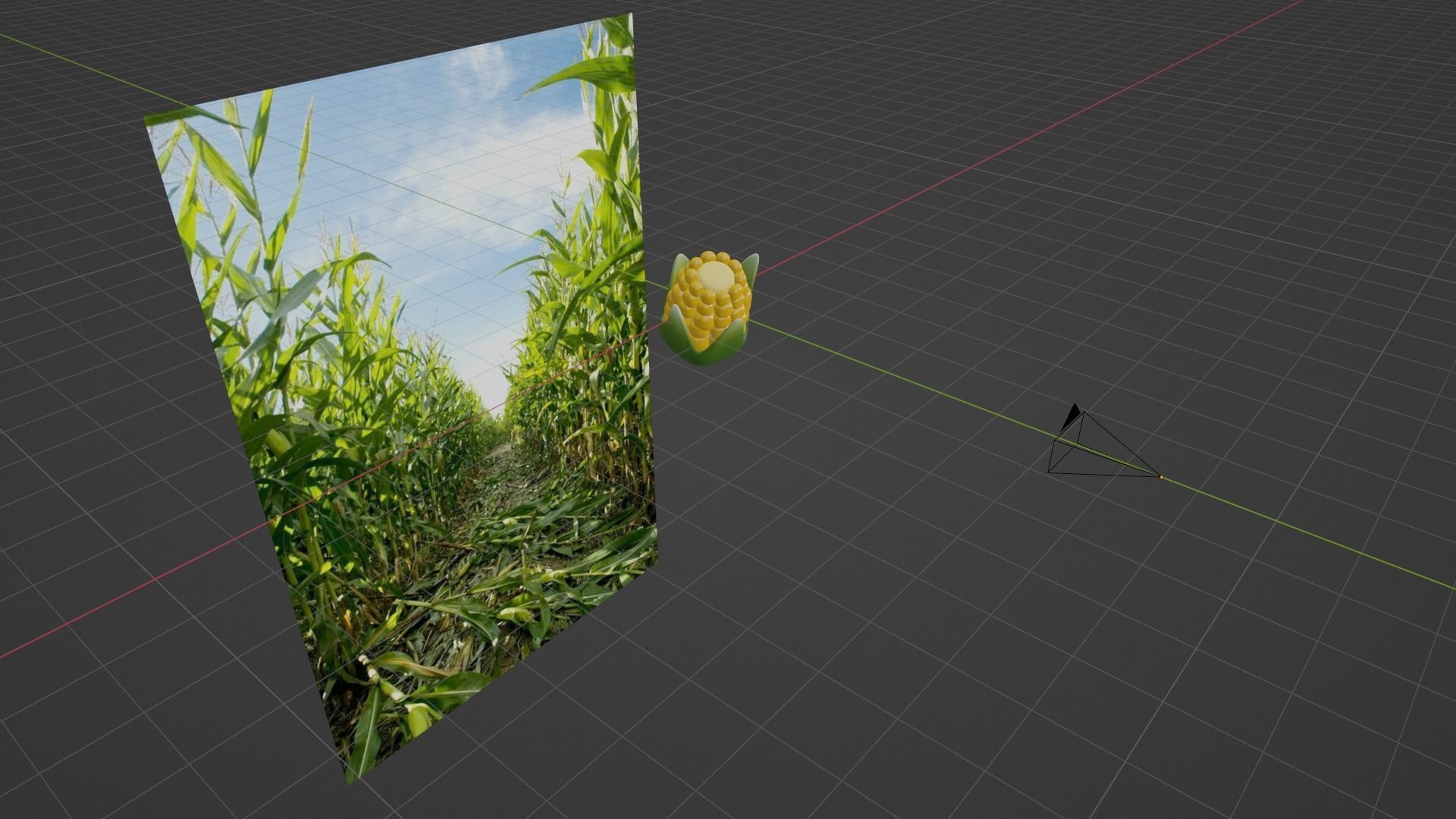 Stylized Corn 3D Model - Cartoon Farm Vegetable Asset 3D model_15