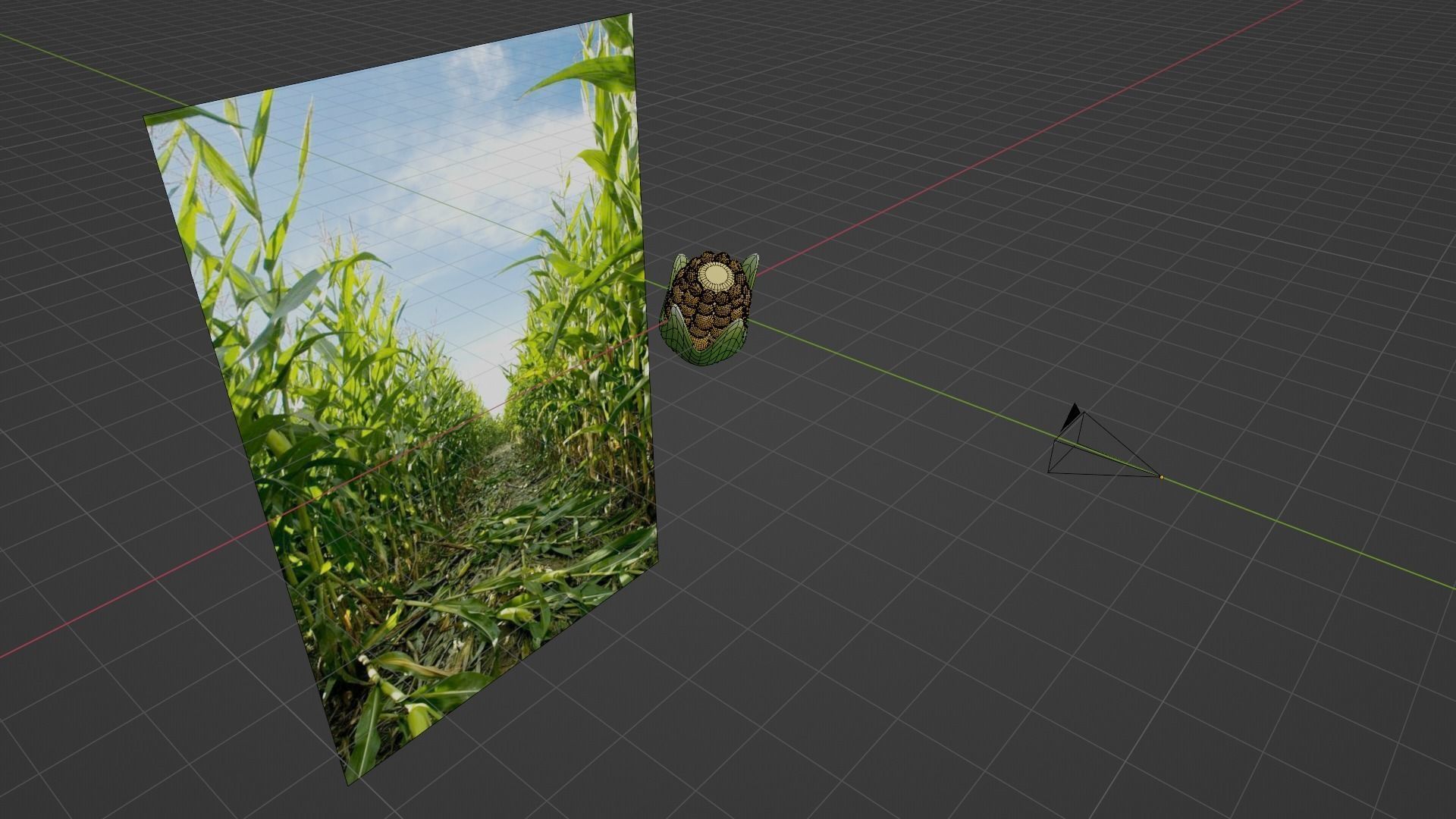 Stylized Corn 3D Model - Cartoon Farm Vegetable Asset 3D model_14