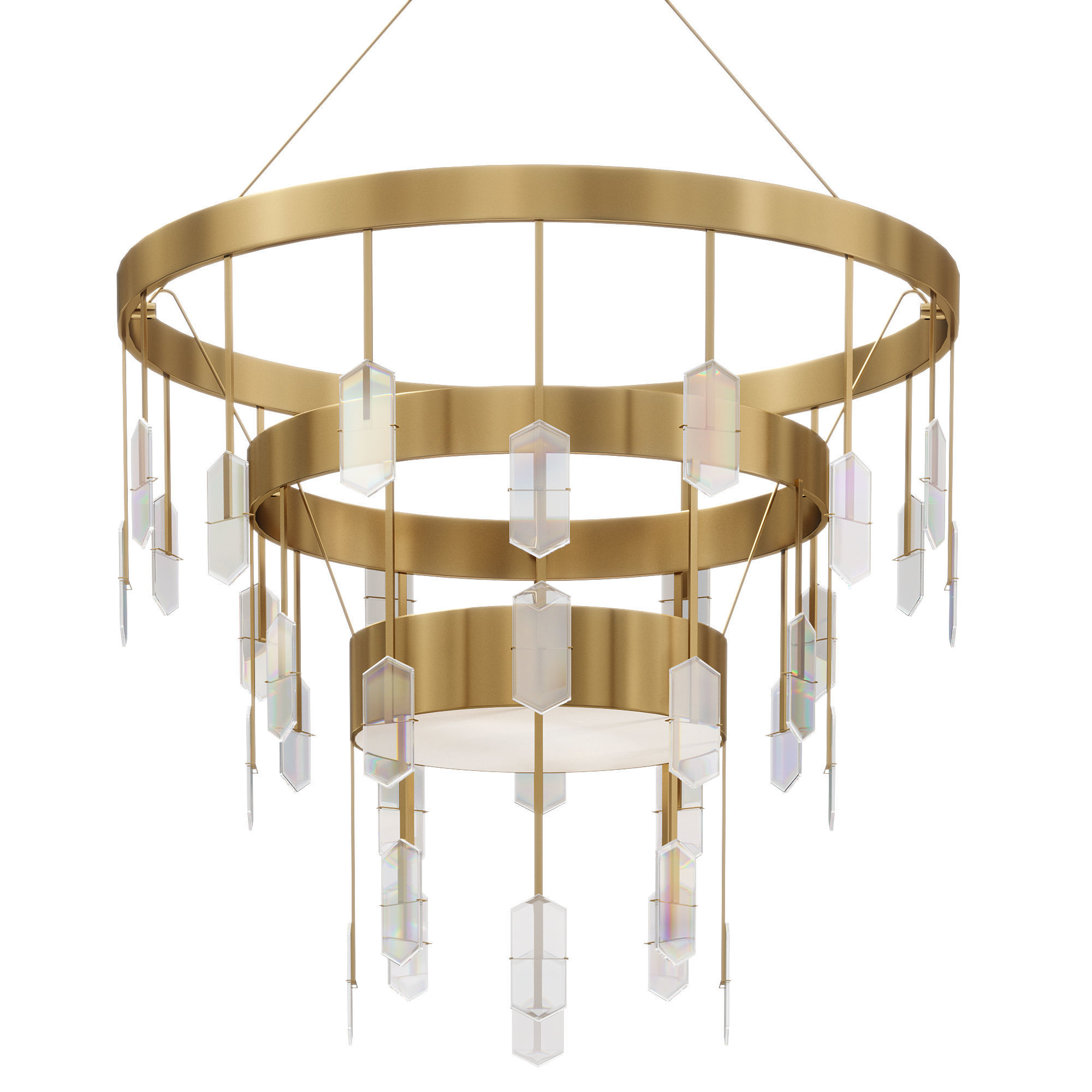 Kelly Wearstler Halcyon Large Chandelier by Lalume 3D model_1