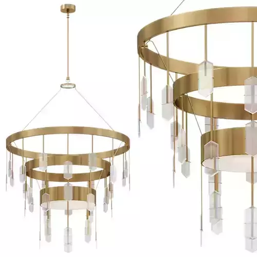 Kelly Wearstler Halcyon Large Chandelier by Lalume