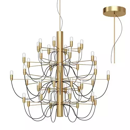 Flos 50 holder Brass Gold by Gino Sarfatti By Lalume