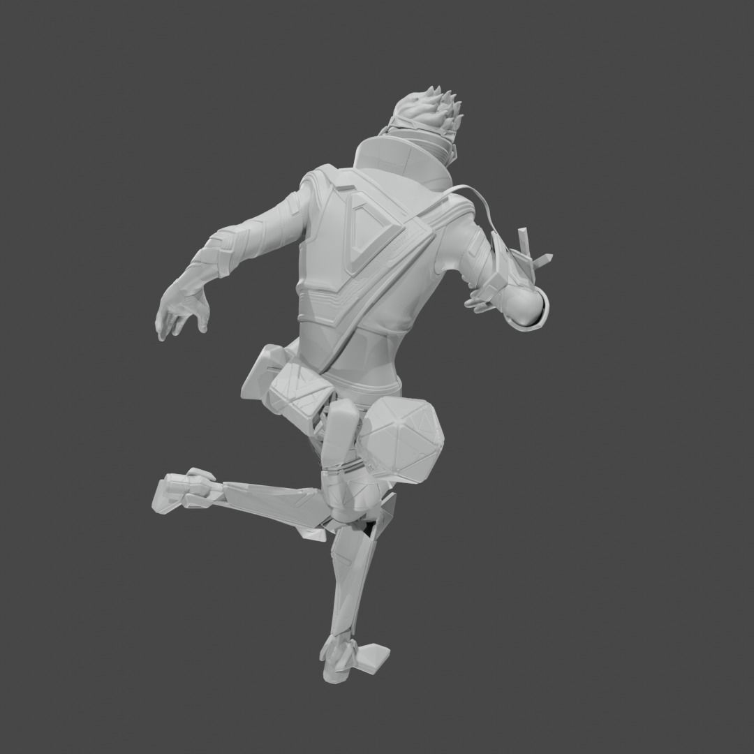 Apex Legends Character 3D Print OBJ STL File Octane  8 3D print model_1