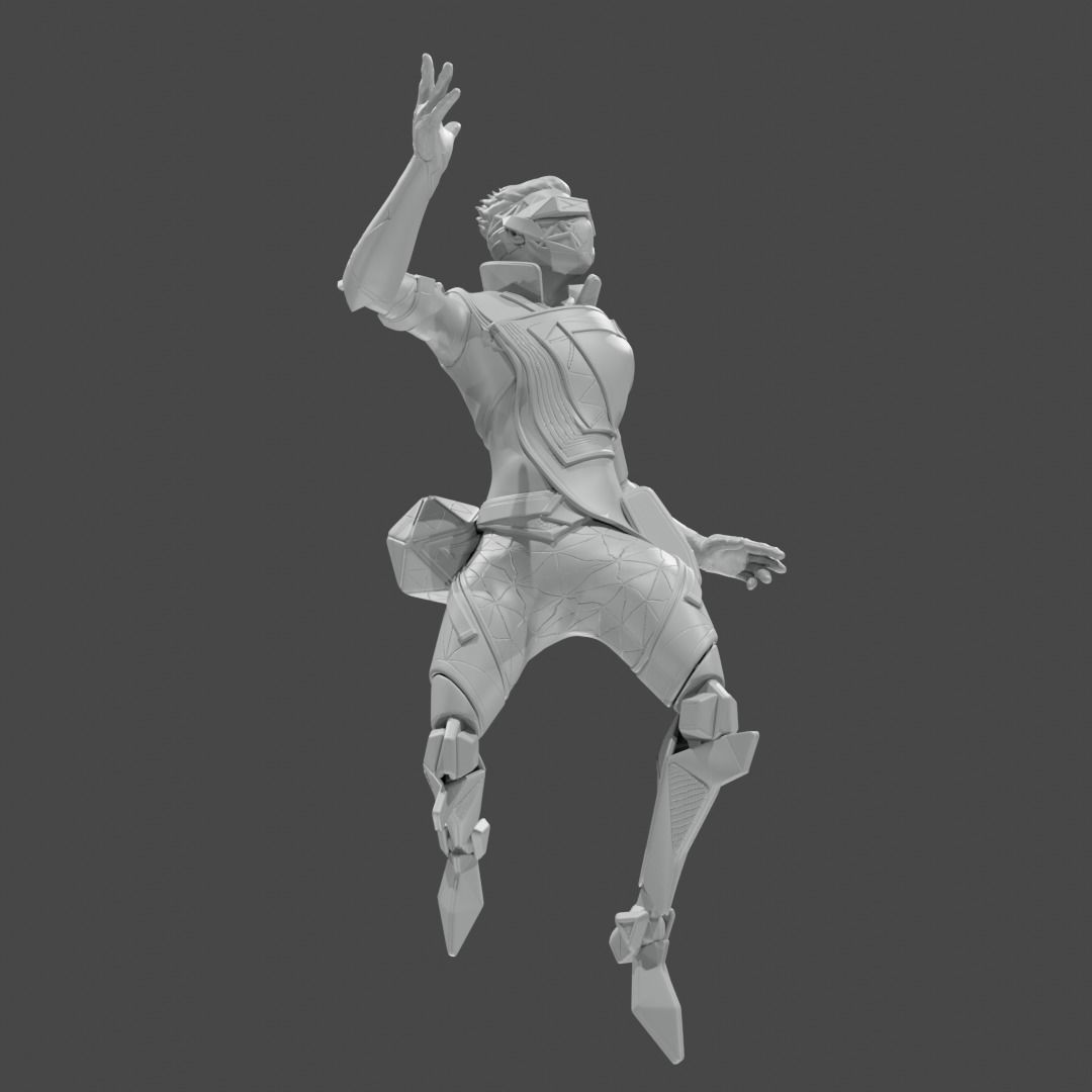 Apex Legends Character 3D Print OBJ STL File Octane  9 3D print model_1