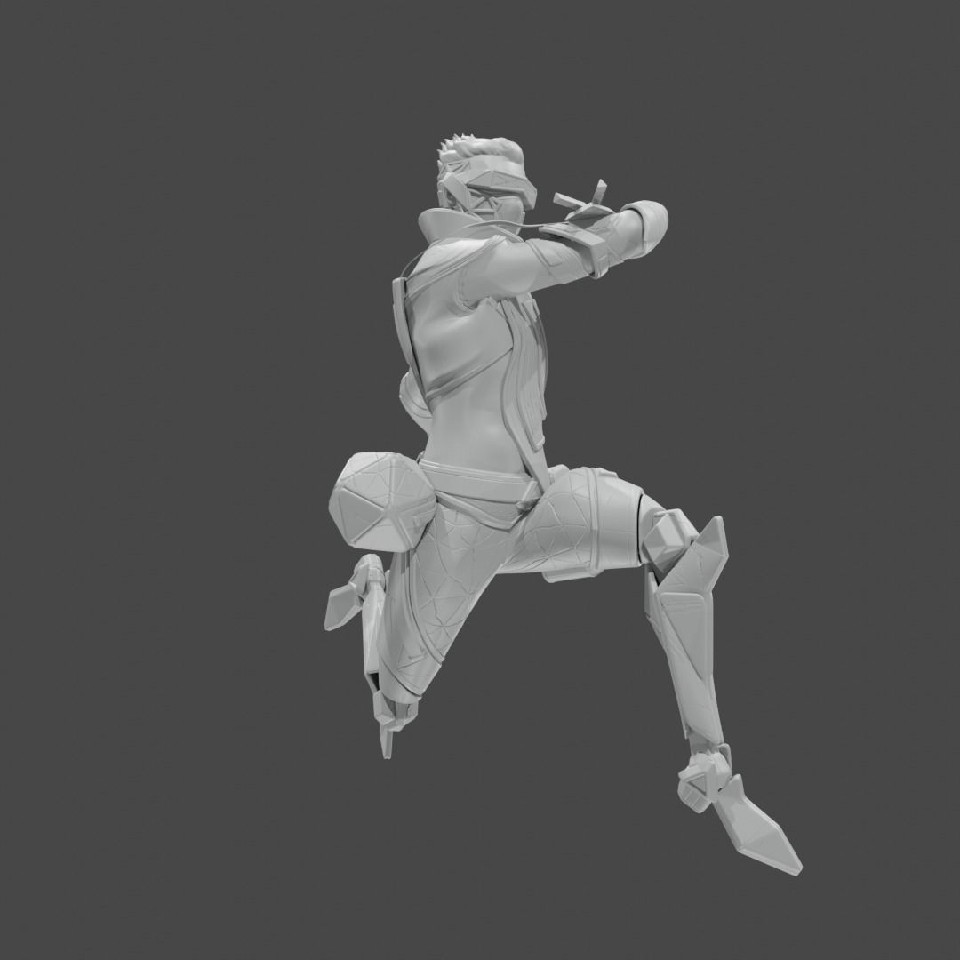 Apex Legends Character 3D Print OBJ STL File Octane  10 3D print model_1