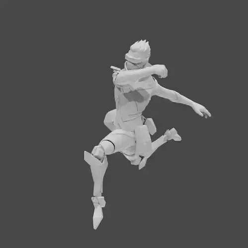 Apex Legends Character 3D Print OBJ STL File Octane  10