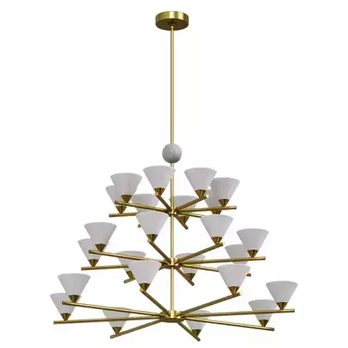 Cleo Three Tier Chandelier by Lalume