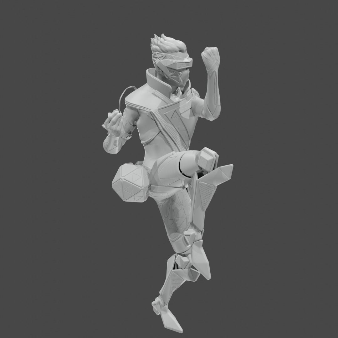 Apex Legends Character 3D Print OBJ STL File Octane  11 3D print model_1