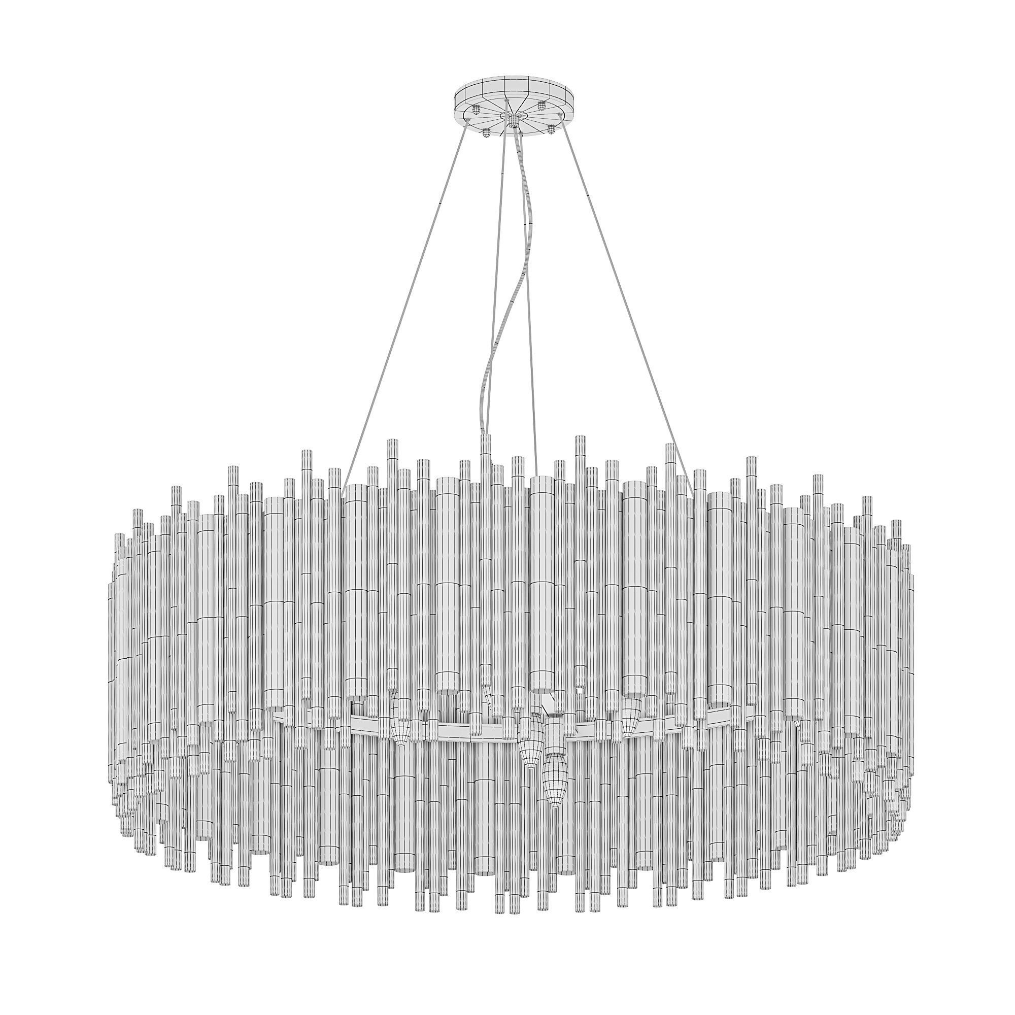 Delightfull Brubeck Chandelier by Lalume 3D model_2
