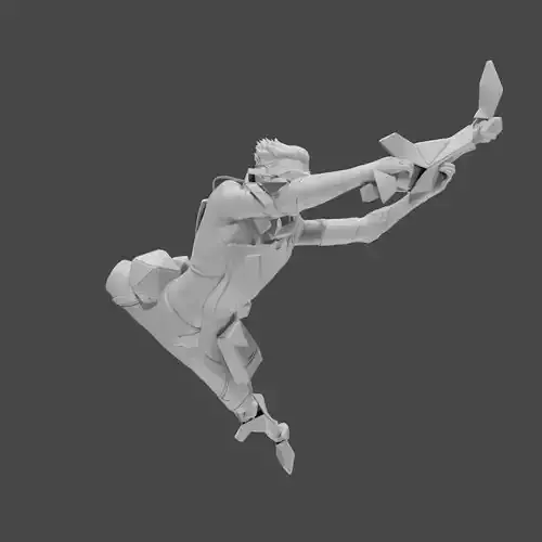 Apex Legends Character 3D Print OBJ STL File Octane  12