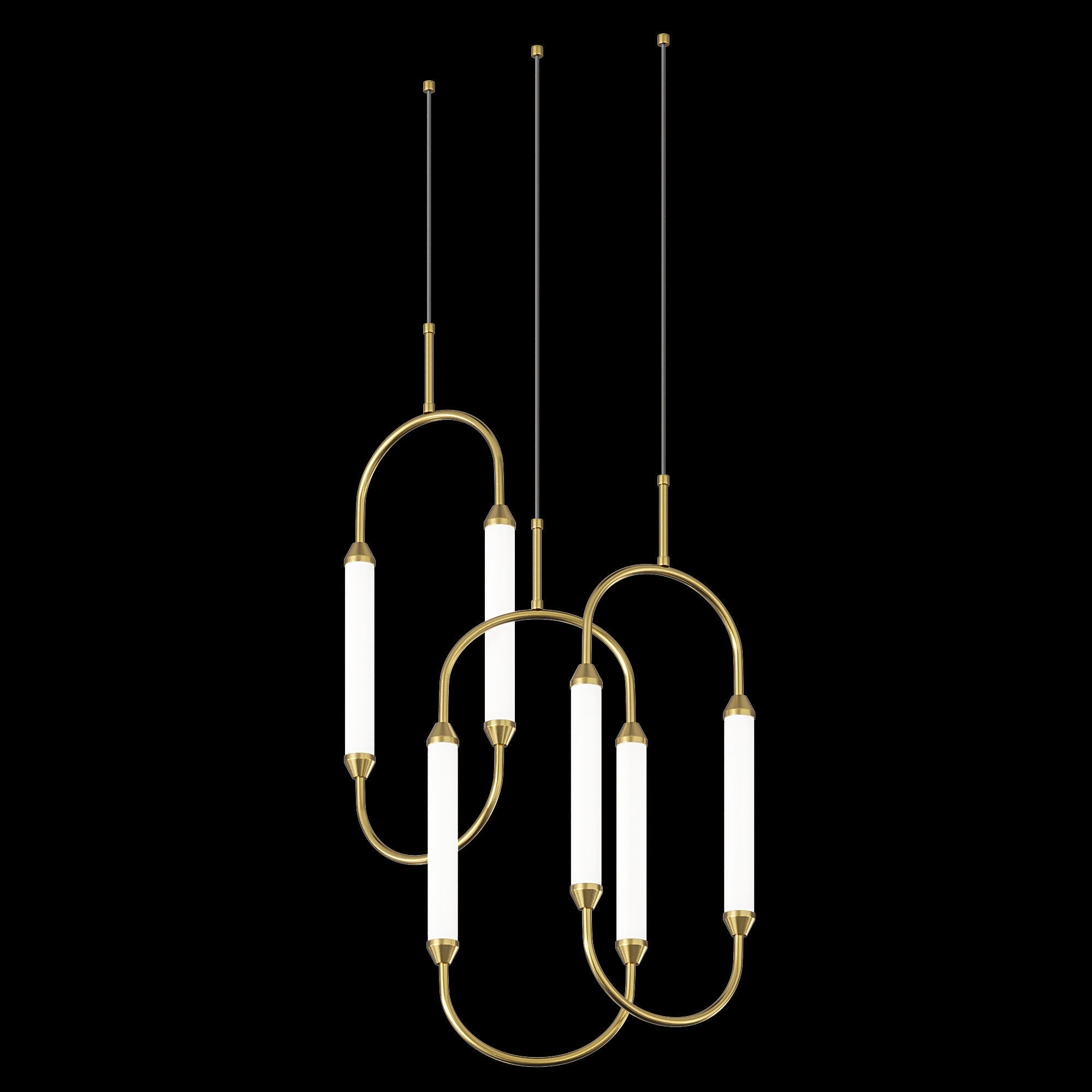 Giopato  Coombes CIRQUE chandelier by Lalume 3D model_1