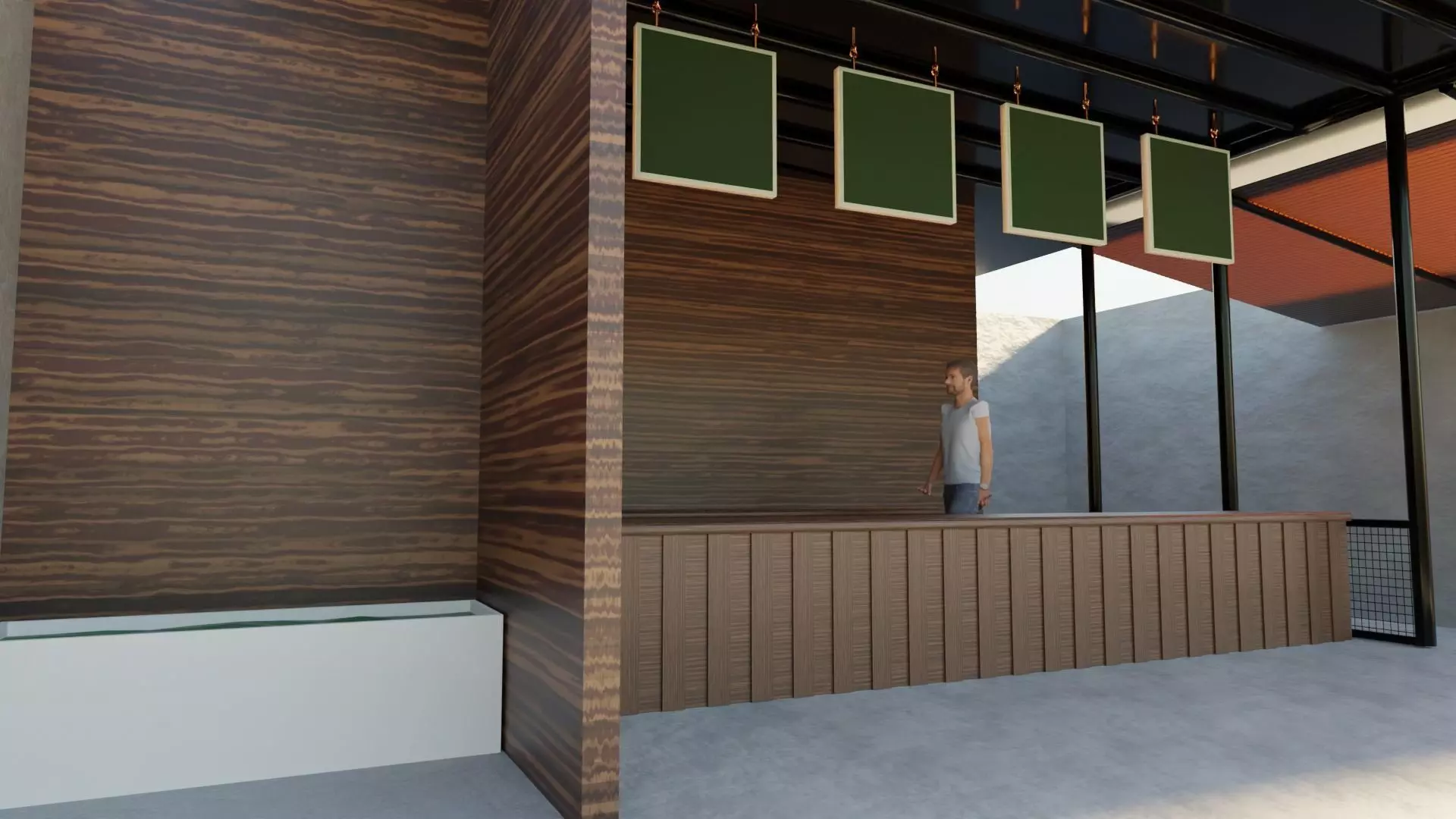 coffee shop Free 3D model