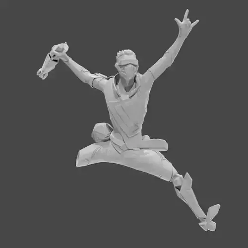 Apex Legends Character 3D Print OBJ STL File Octane  13