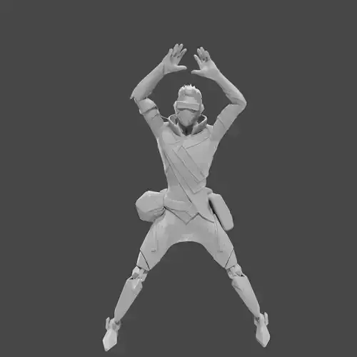 Apex Legends Character 3D Print OBJ STL File Octane  14