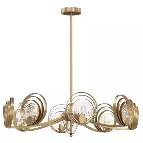 Minimalist chandelier with original design ISTAN by lalume