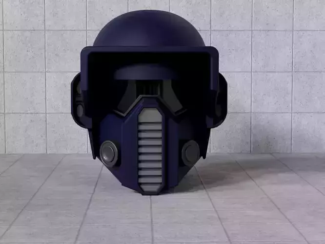 Custom Imperial Storm Commando Specialist helmet for sixth scale