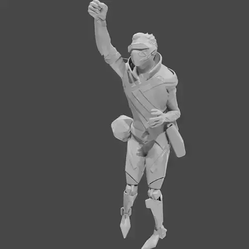 Apex Legends Character 3D Print OBJ STL File Octane  15