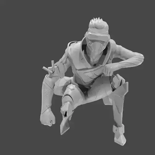 Apex Legends Character 3D Print OBJ STL File Octane  18 Free 3D print model